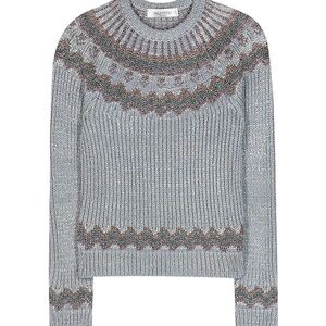 Valentino Knitwear in Gray and Silver
